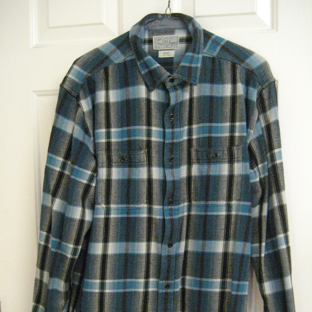 Lucky Brand Men's Heavy Cotton Work Shirt